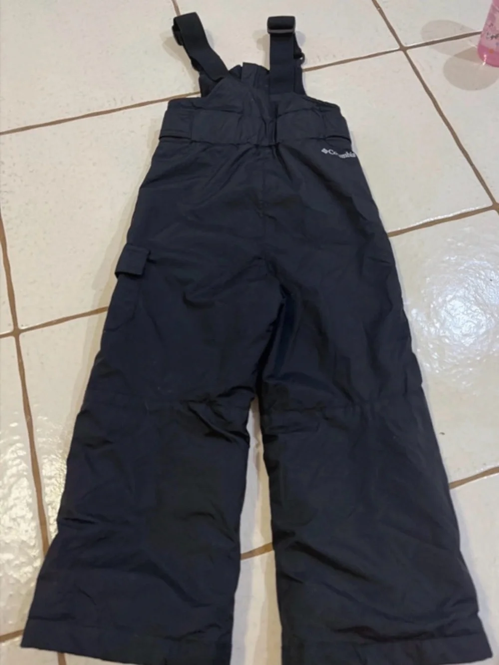 Columbia Kids Black Snow Bib Overalls